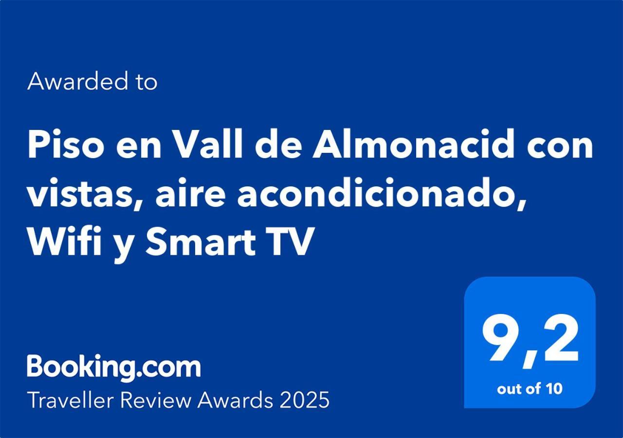 Piso En Vall De Almonacid Con Vistas, Aire Acondicionado, Wifi Y Smart Tv Esterno foto